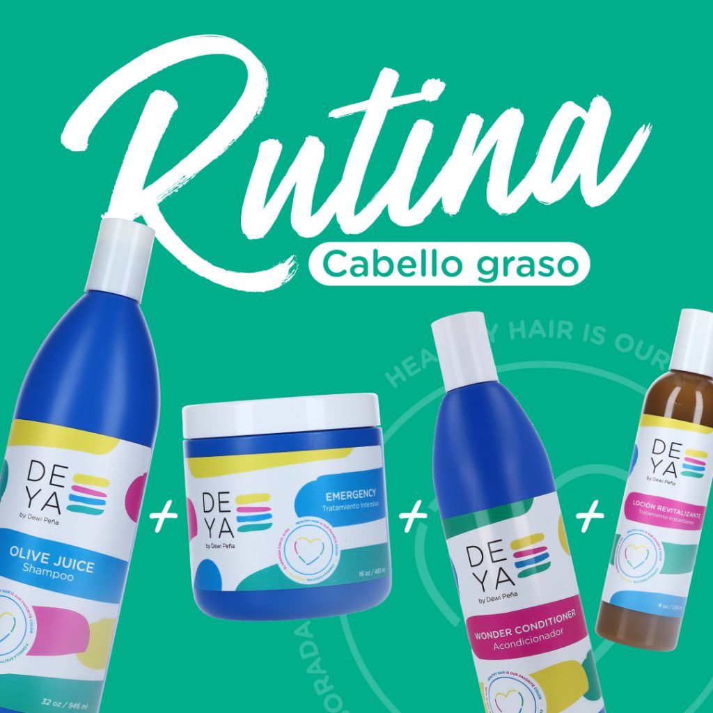Rutina cabello graso