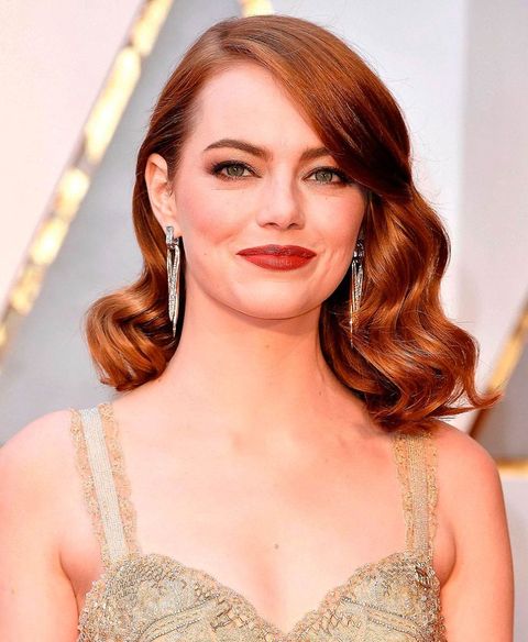 Cabello con color rojo